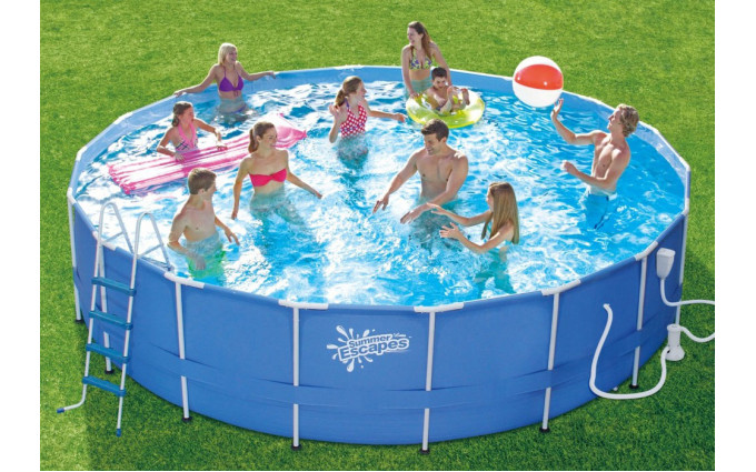 Бассейн каркасный 549х132см Summer Escapes Р20-1852-В Бассейн каркасный 549х132см Summer Escapes Р20-1852-В