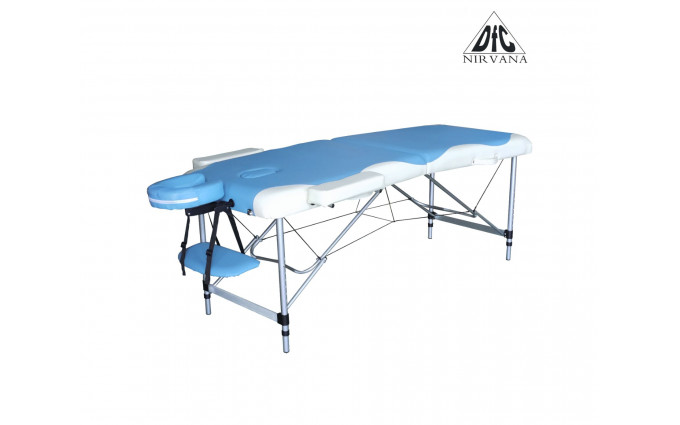 Массажный стол DFC NIRVANA, Elegant DELUXE, 186х70х5 см, алюм. ножки, цвет голуб./беж. Массажный стол DFC NIRVANA, Elegant DELUXE, 186х70х5 см, алюм. ножки, цвет голуб./беж.