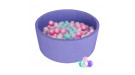 Детский сухой бассейн Midzumi Baby Beach (Сиреневый + 200 шаров розовый/мятный/жемчужный/сиреневый) Детский сухой бассейн Midzumi Baby Beach (Сиреневый + 200 шаров розовый/мятный/жемчужный/сиреневый)